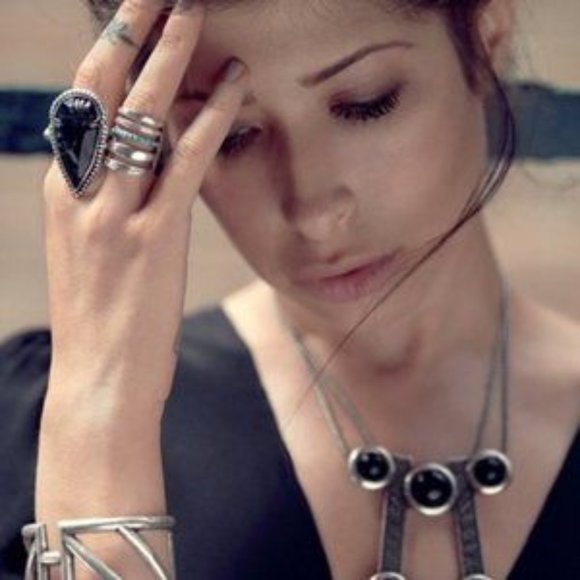 Pamela love ring sterling silver with tourquoise inlay - Picture 2 of 13